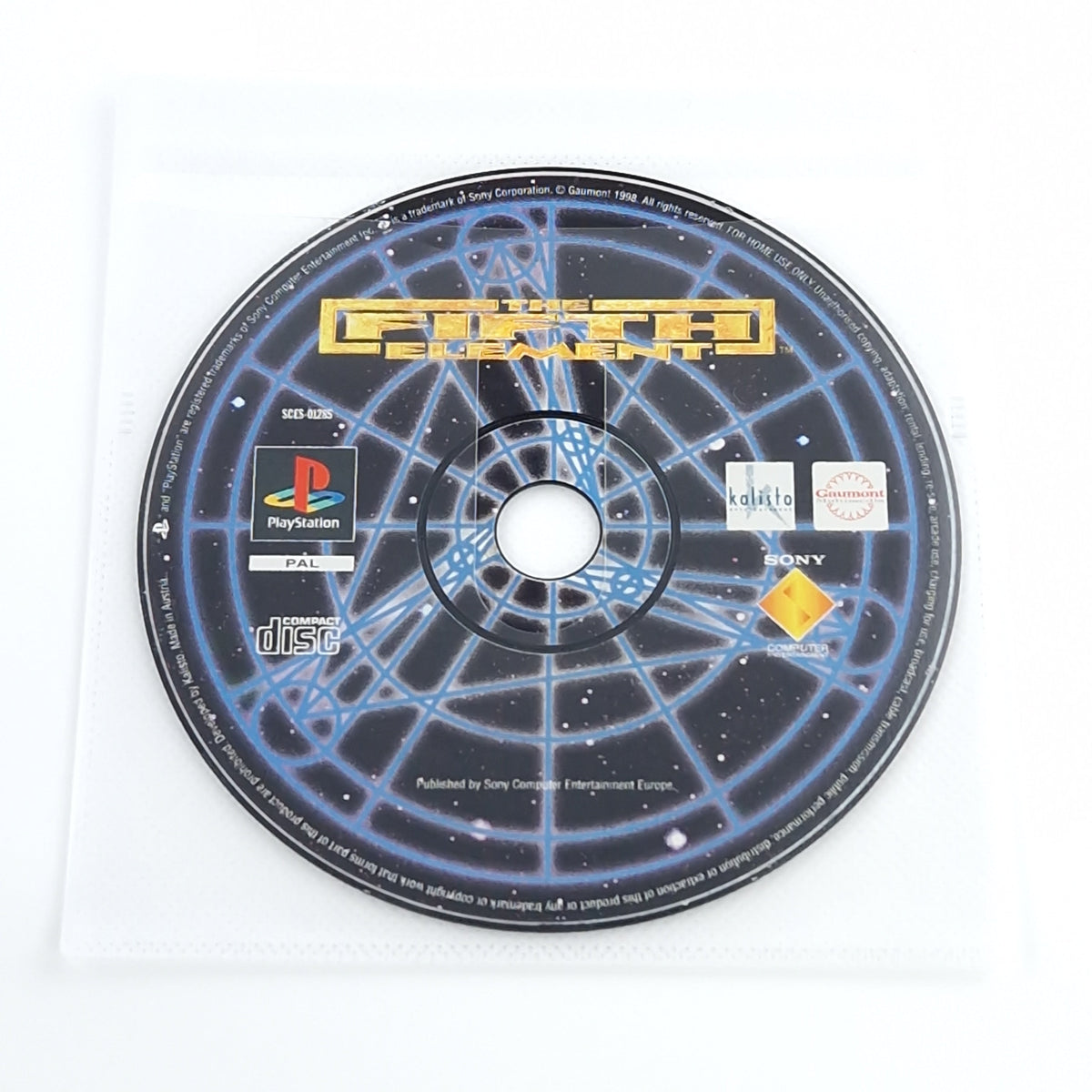 PlayStation 1 Spiel – The Fifth Element (PS1 lose PAL)