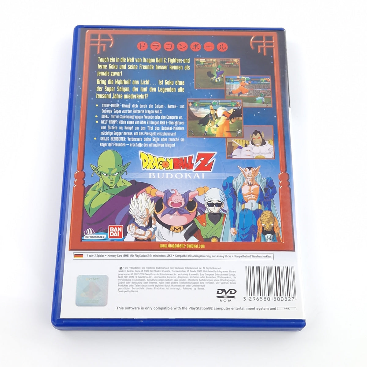 Playstation 2 Spiel – Dragonball Z Budokai (PS2 PAL OVP)