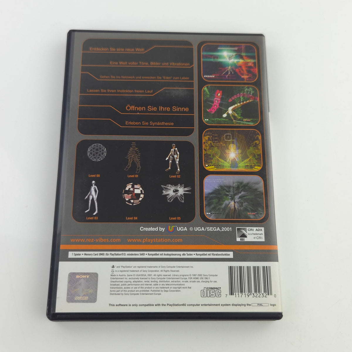 Playstation 2 Spiel – REZ mit OVP und Anleitung PAL