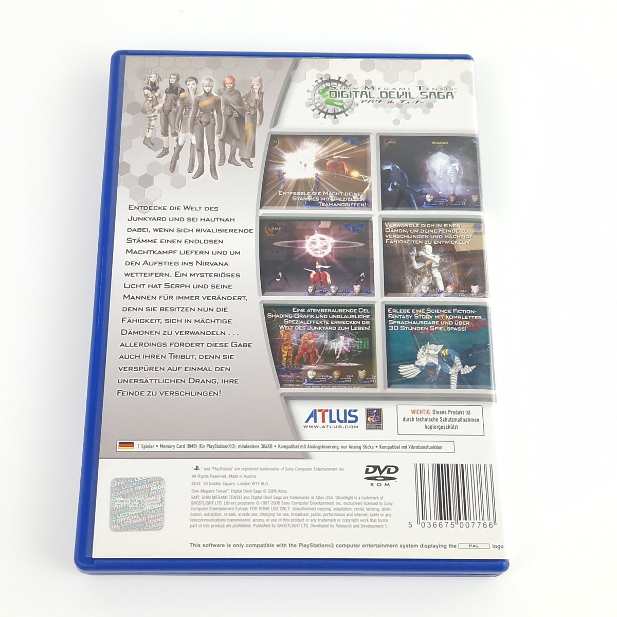 Playstation 2 Spiel – Shin Megami Tensei Digital Devil Saga OVP PAL