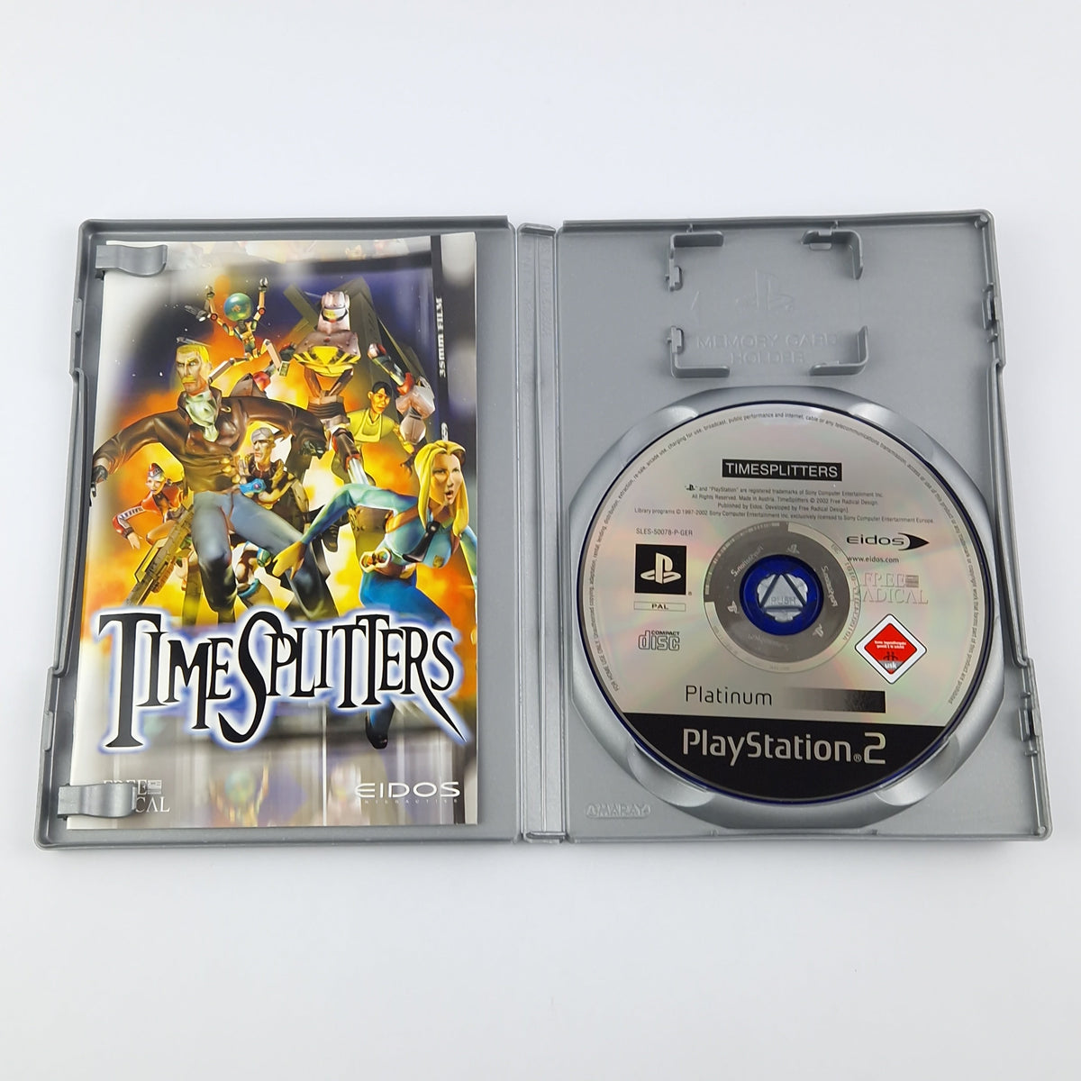 Playstation 2 Spiel – Time Splitters Platinum OVP USK18