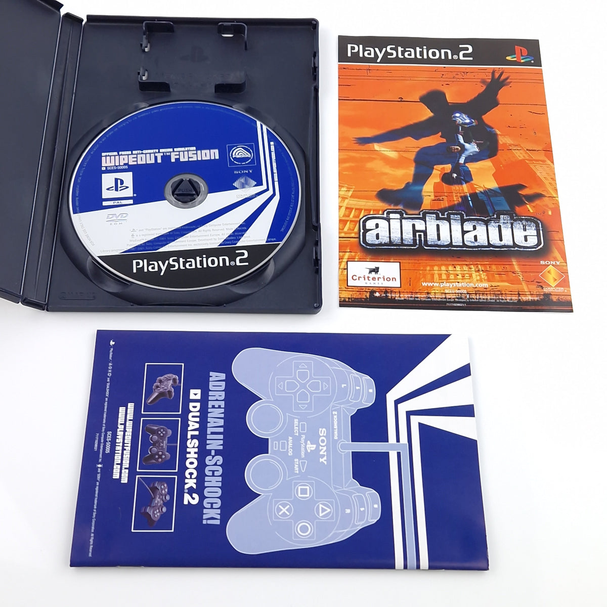 Playstation 2 Spiel – Wipeout Fusion (PS2 OVP PAL)