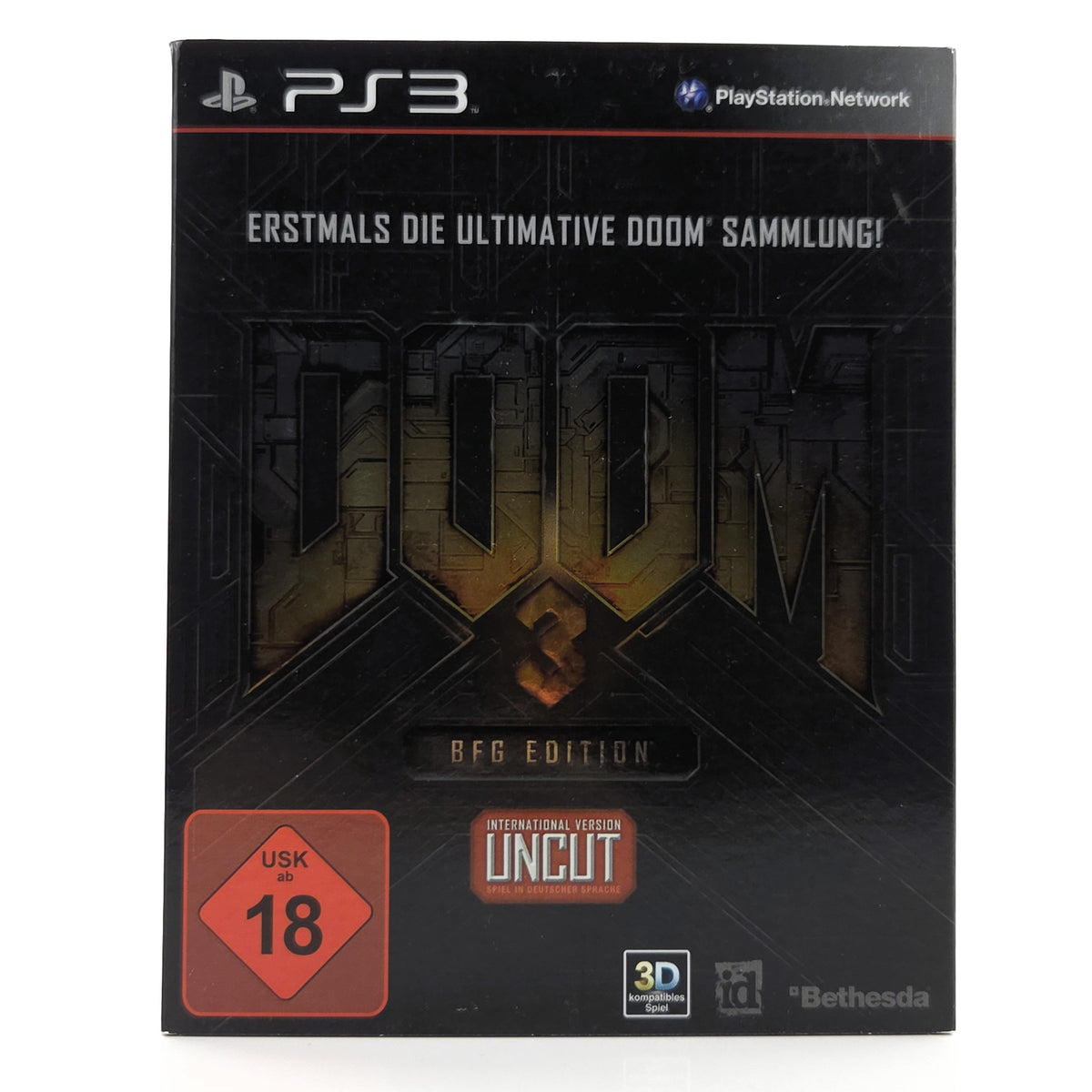 Playstation 3 Spiel DOOM 3 BFG Edition USK 18 OVP