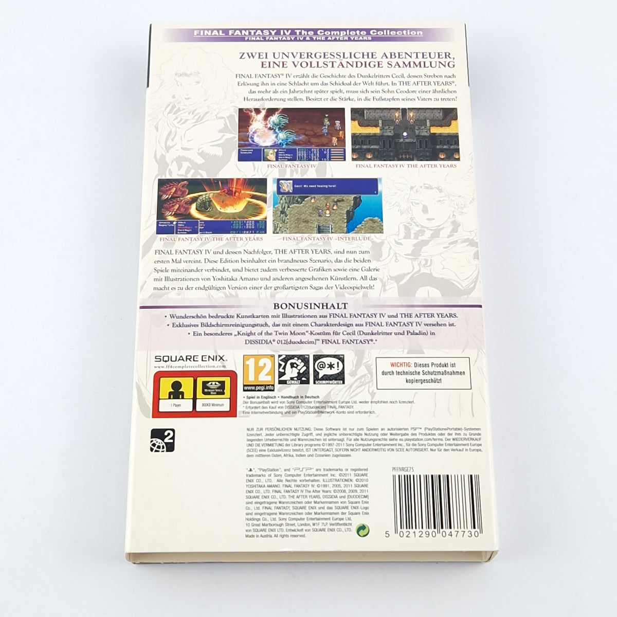 Playstation Portable Spiel – Final Fantasy IV Complete OVP