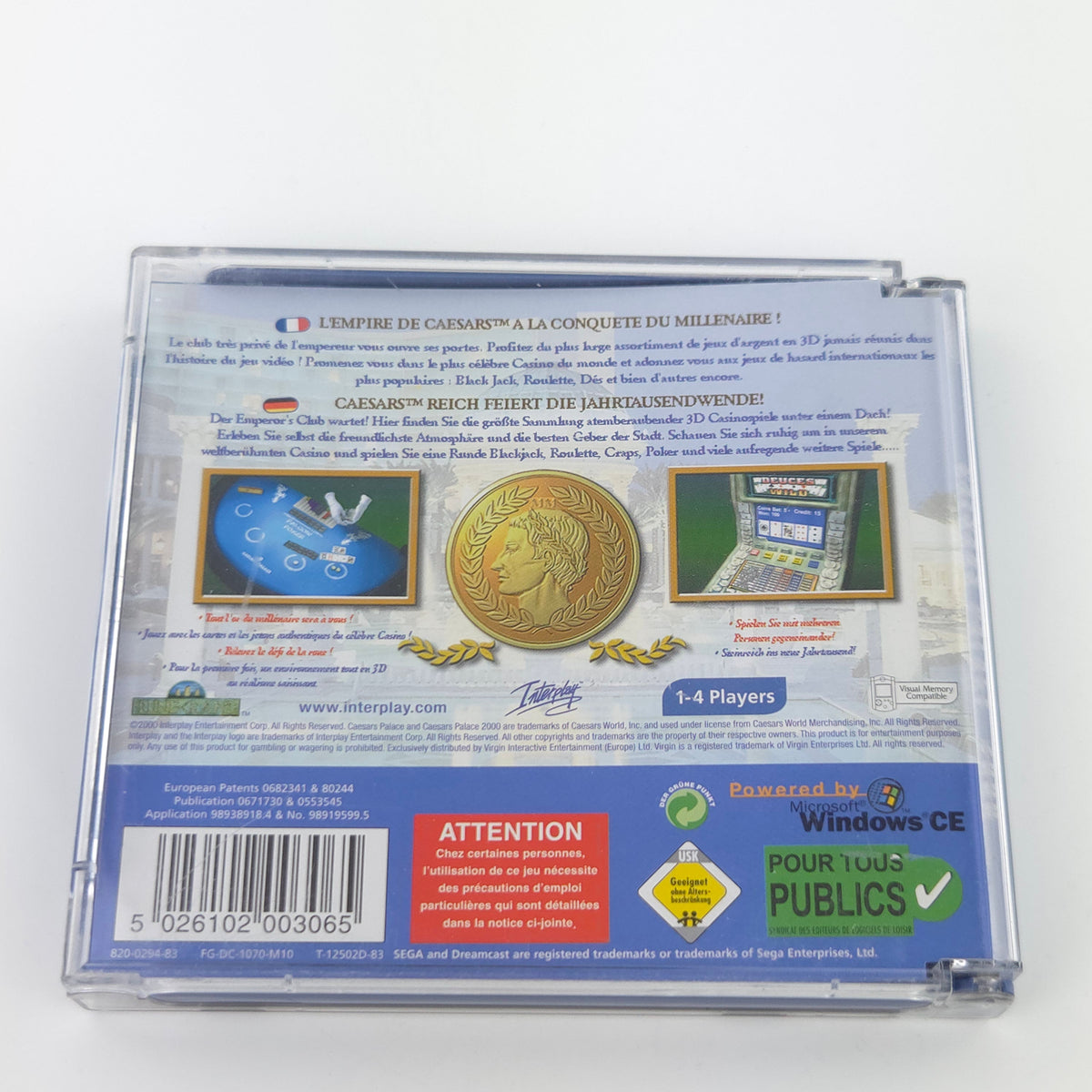 Sega Dreamcast Spiel – Caesars Palace 2000 (PAL)