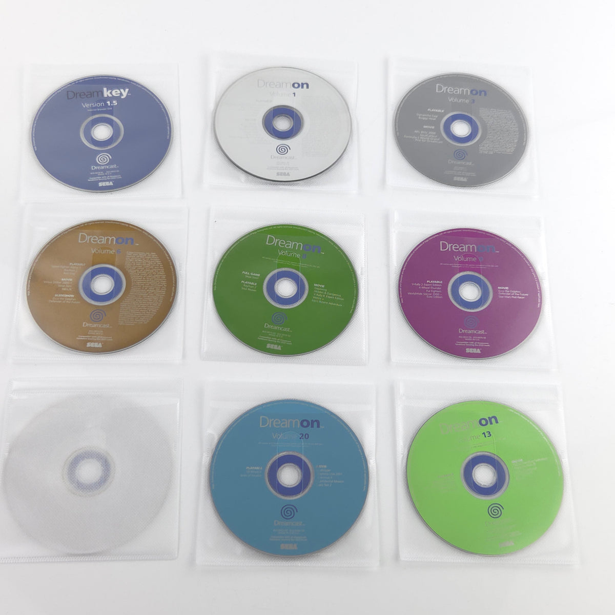 Sega Dreamcast Dream On Vol. 15 Konvolut 2 Dream Key CDs