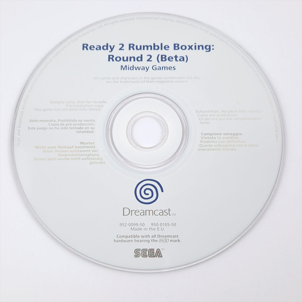 Sega Dreamcast Spiel – Ready 2 Rumble Boxing Promo PAL