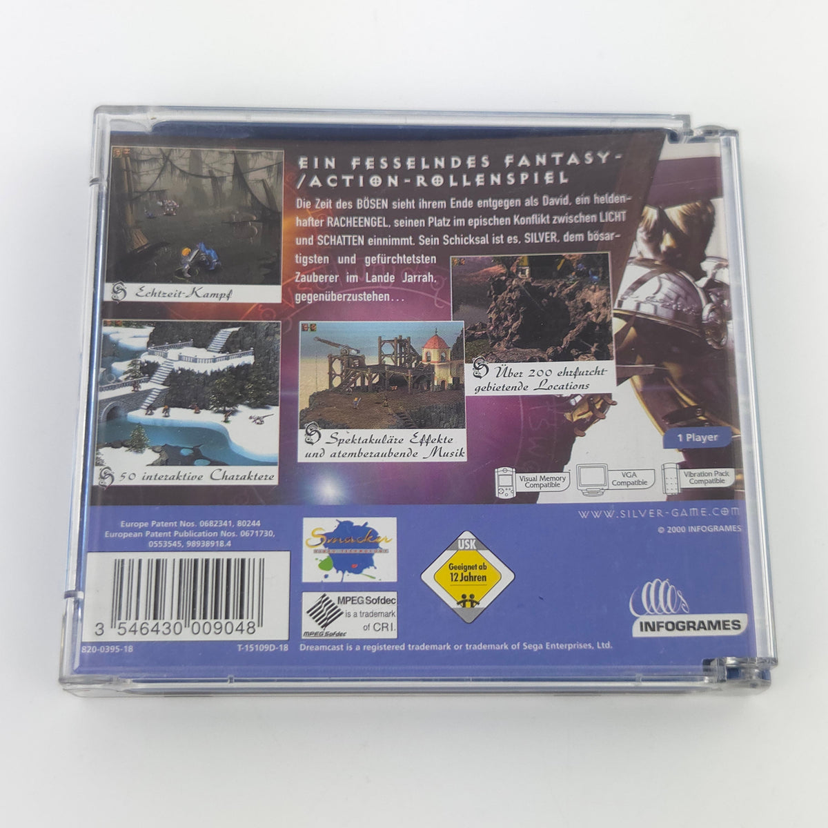 Sega Dreamcast Spiel – Silver (PAL OVP CIB)