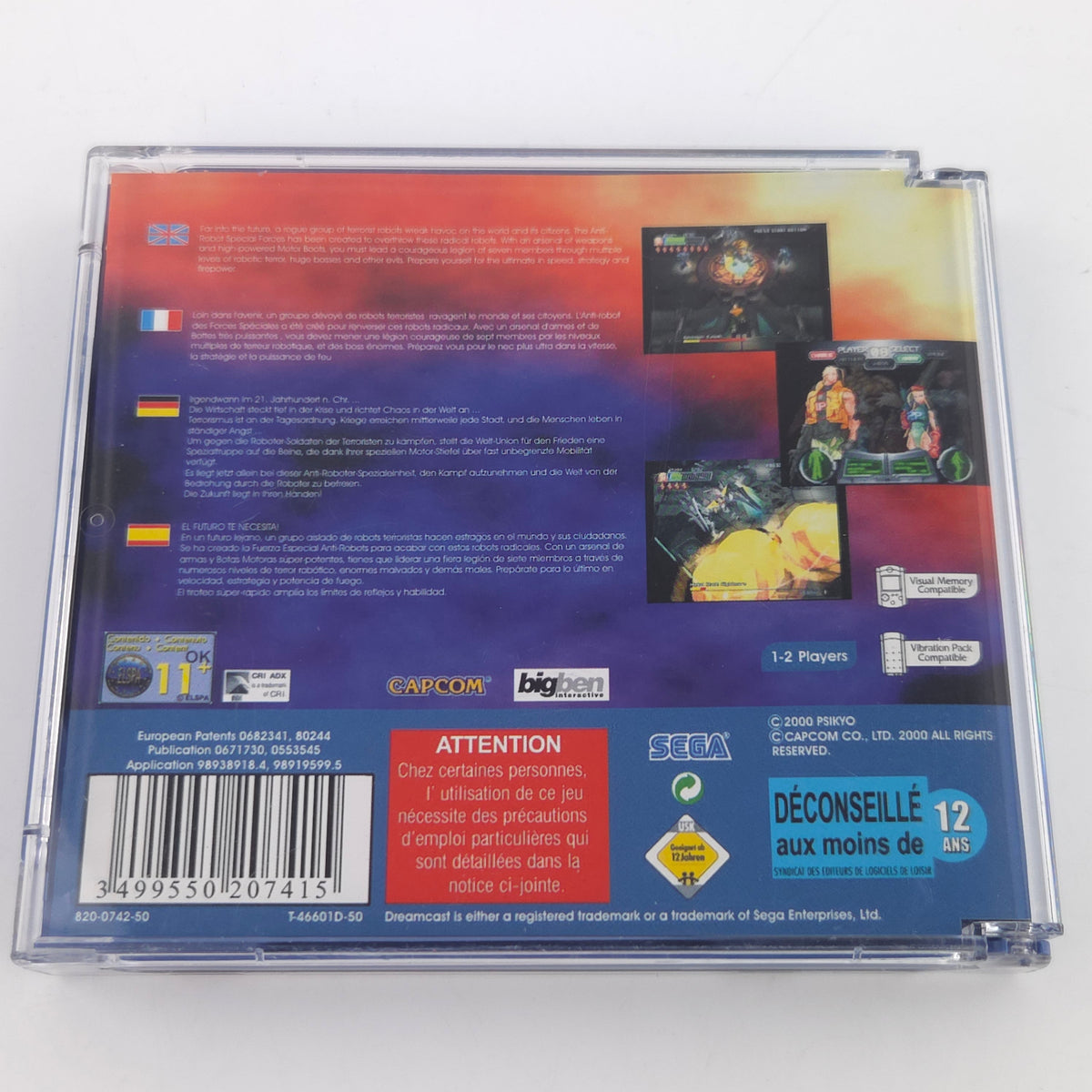Sega Dreamcast Spiel Cannon Spike DC OVP PAL Capcom