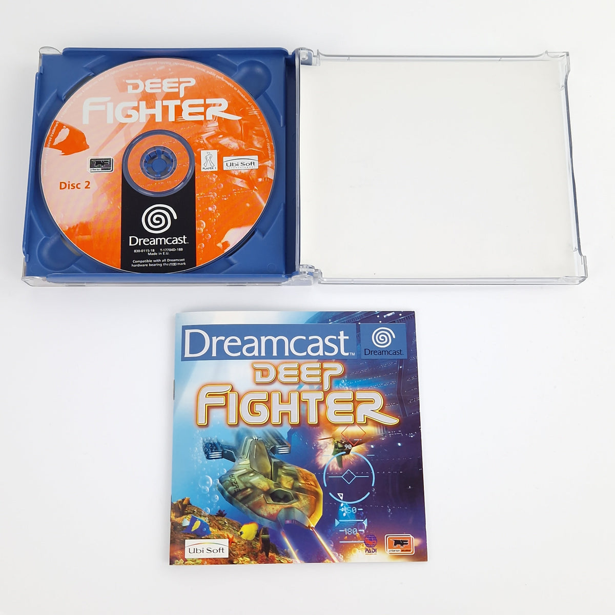 Sega Dreamcast Spiel – Deep Fighter (OVP PAL CIB)