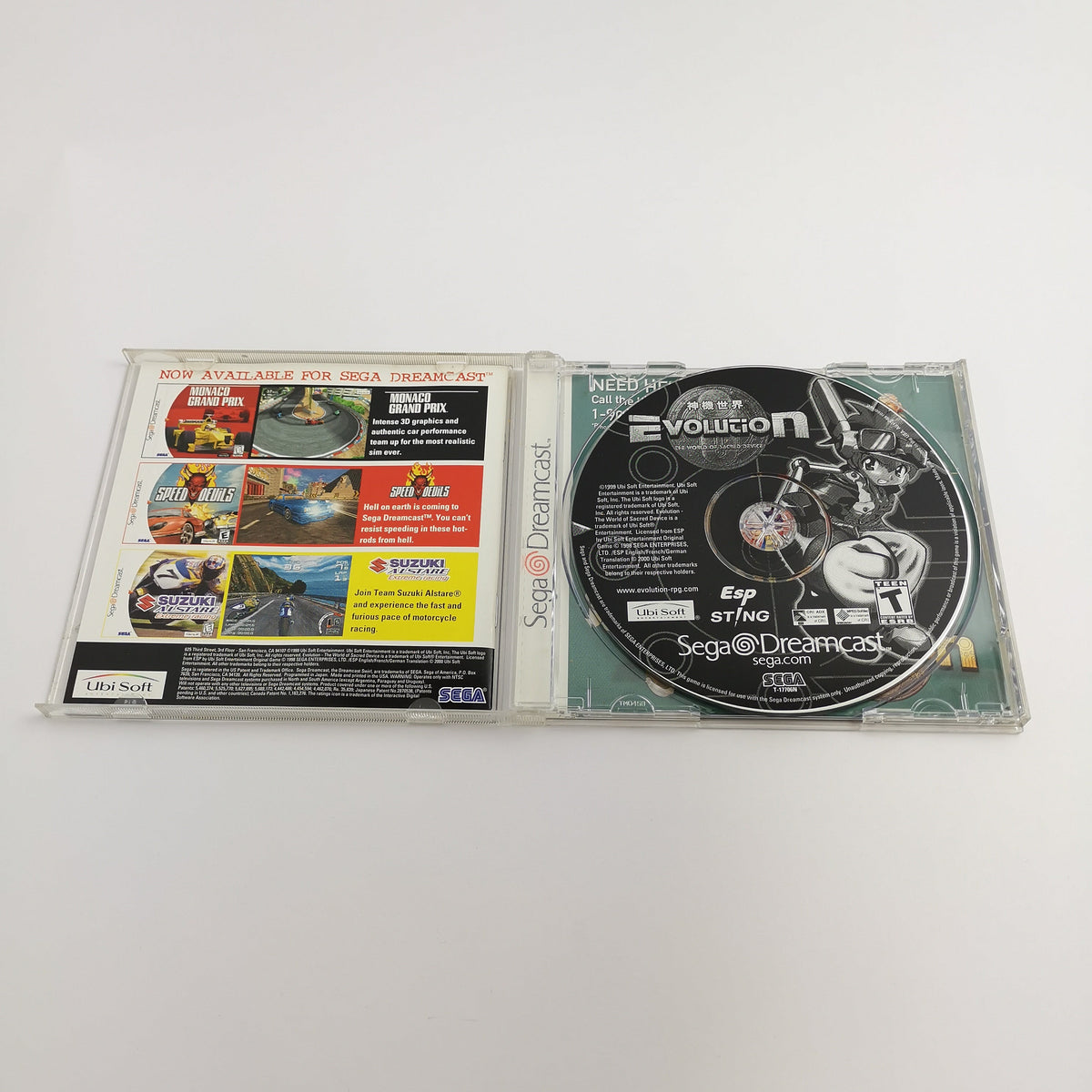 Sega Dreamcast Spiel – Evolution the World OVP NTSC USA