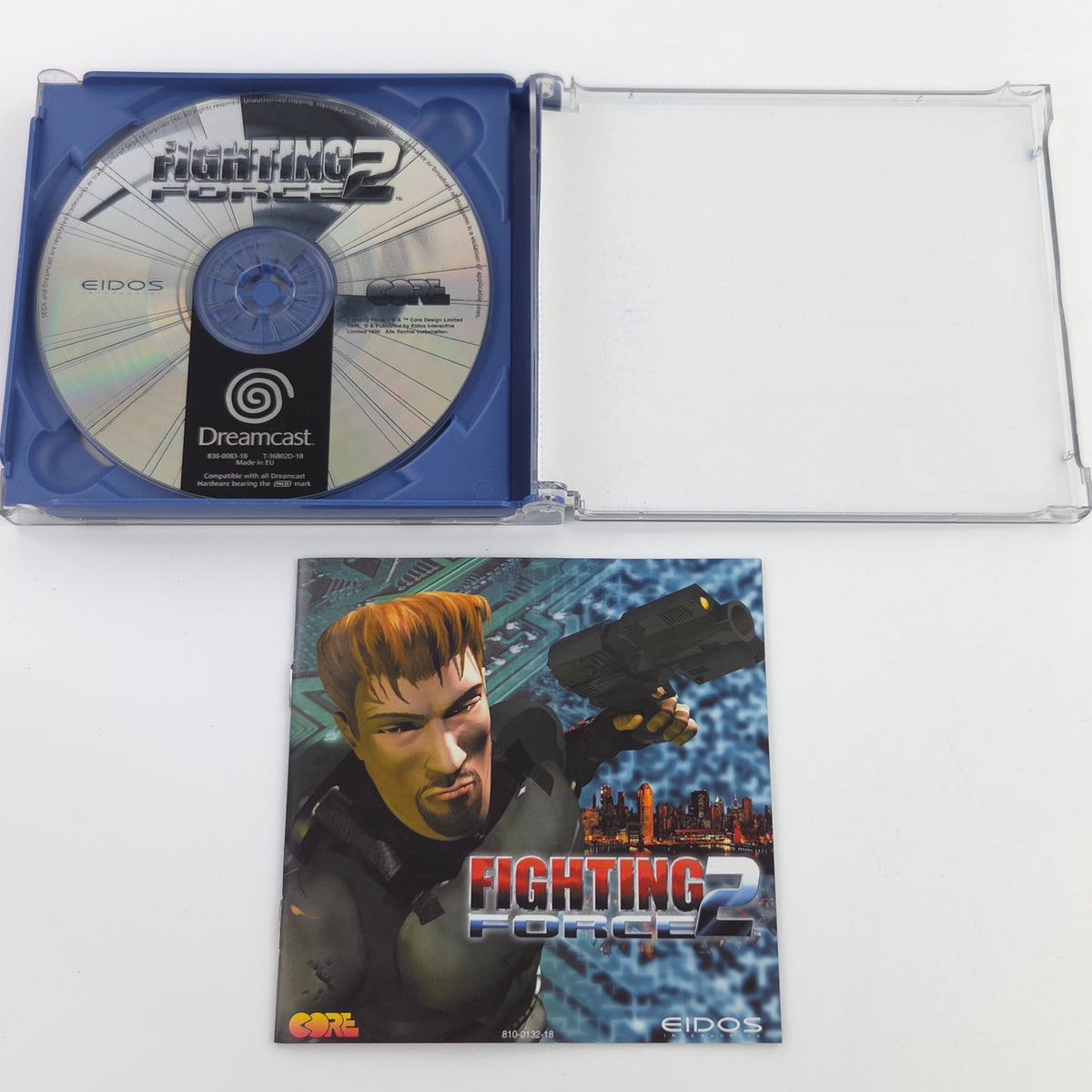 Sega Dreamcast Spiel Fighting Force 2 OVP PAL USK18