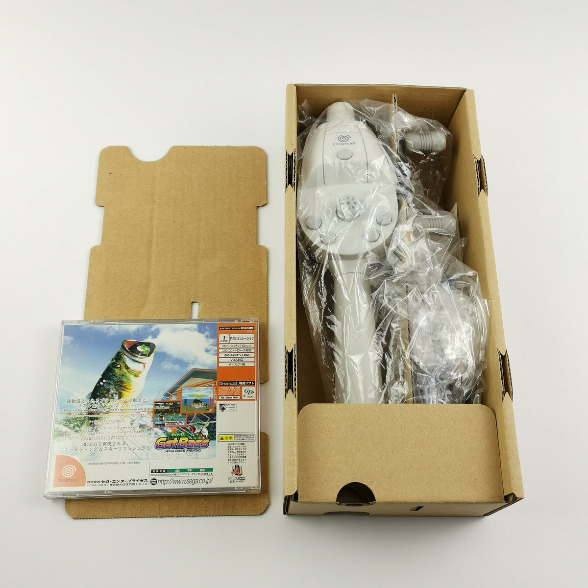 Sega Dreamcast Spiel – Sega Bass Fishing Pak OVP Anleitung