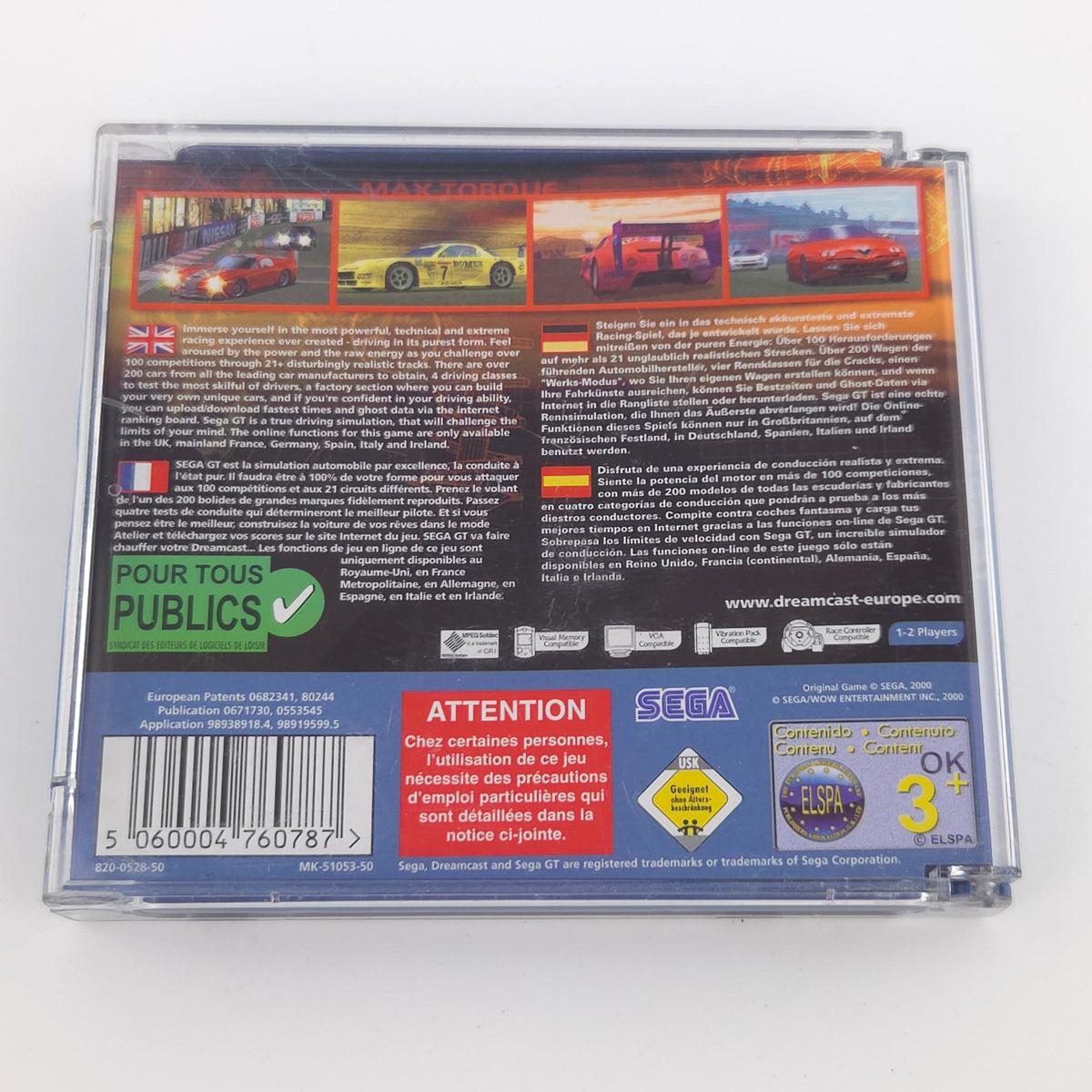 Sega Dreamcast Spiel Sega GT DC PAL OVP CD-ROM