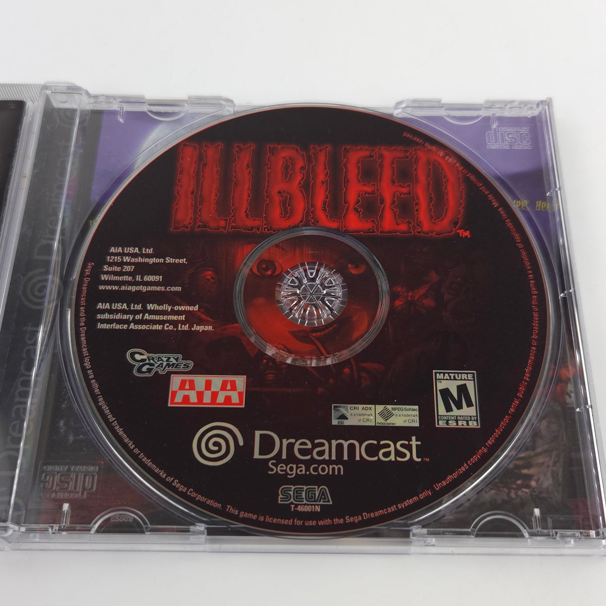 Sega Dreamcast Spiel ILLbleed NTSC USA OVP USK18