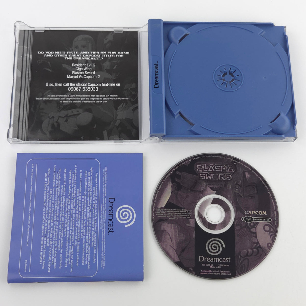 Sega Dreamcast Spiel Plasma Sword Nightmare Bilstein OVP