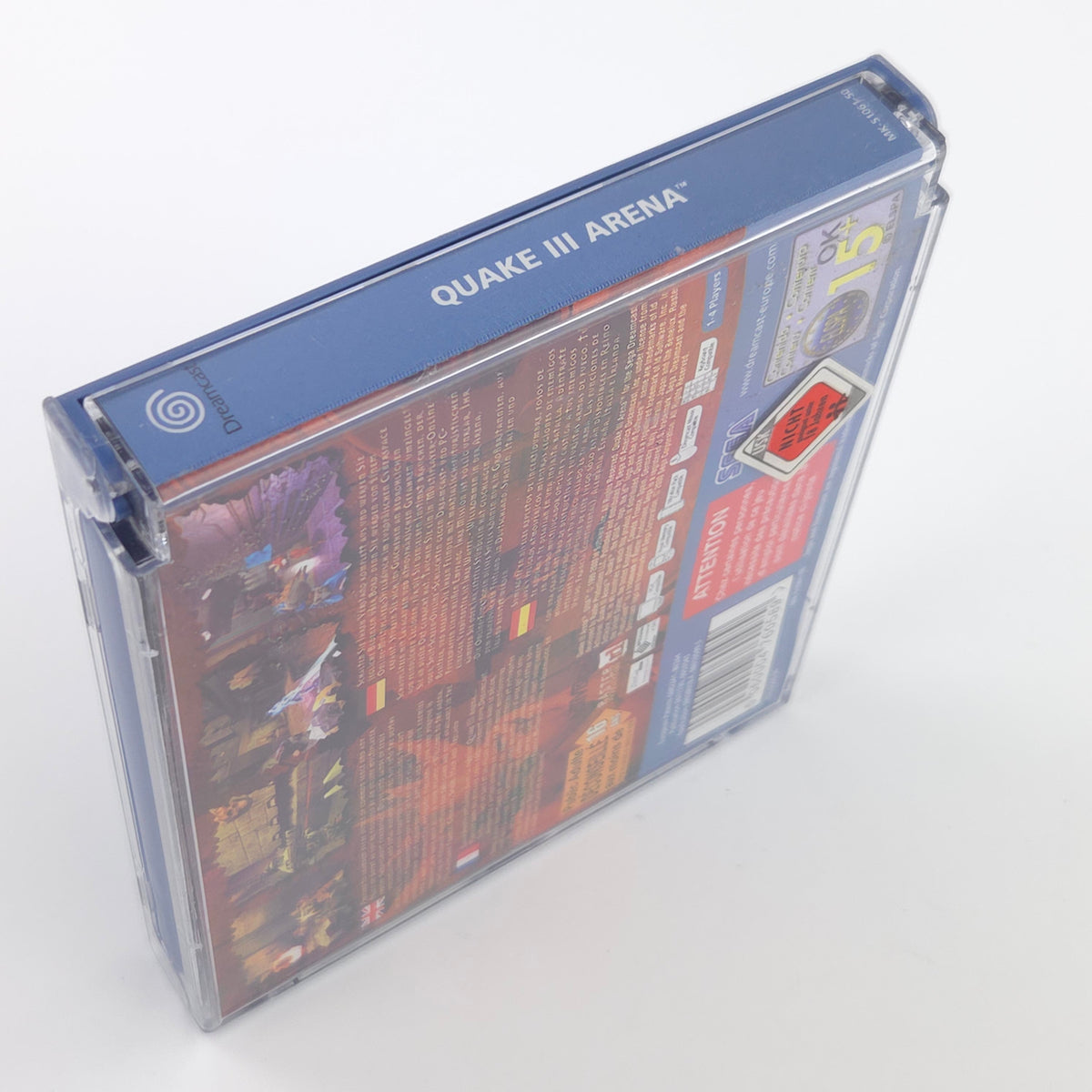 Sega Dreamcast Spiel Quake Arena CD OVP PAL EUR USK18