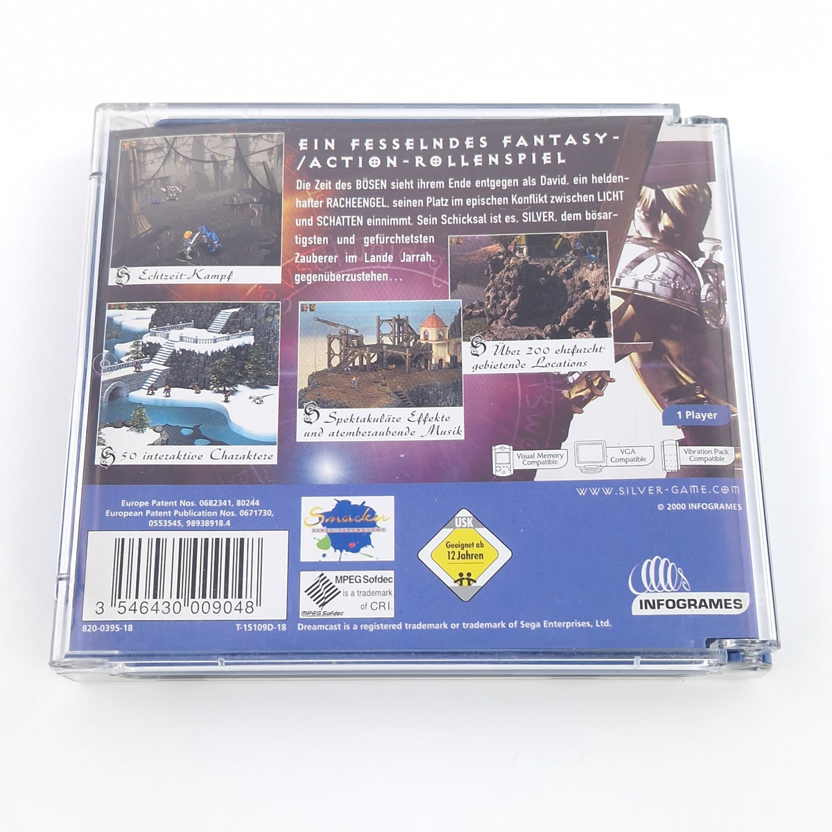 Sega Dreamcast Spiel – Silver OVP CD Anleitung PAL