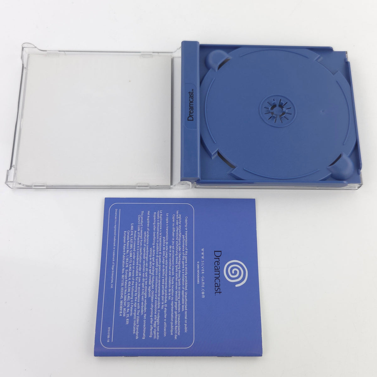 Sega Dreamcast Spiel Silver OVP CIB PAL DE Infogrames