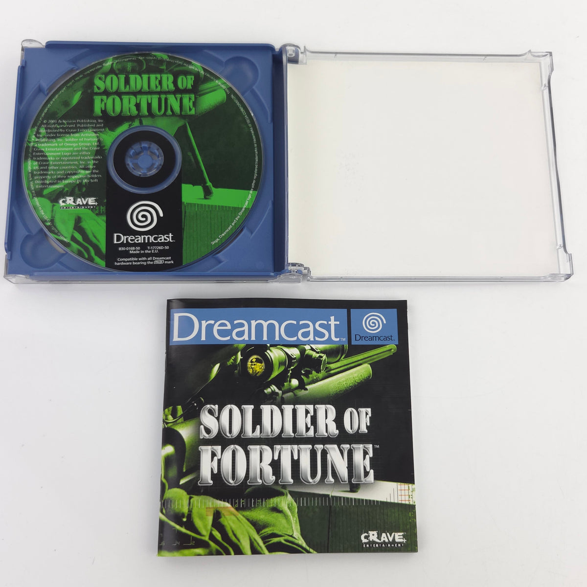 Sega Dreamcast Spiel Soldiers of Fortune OVP CIB PAL