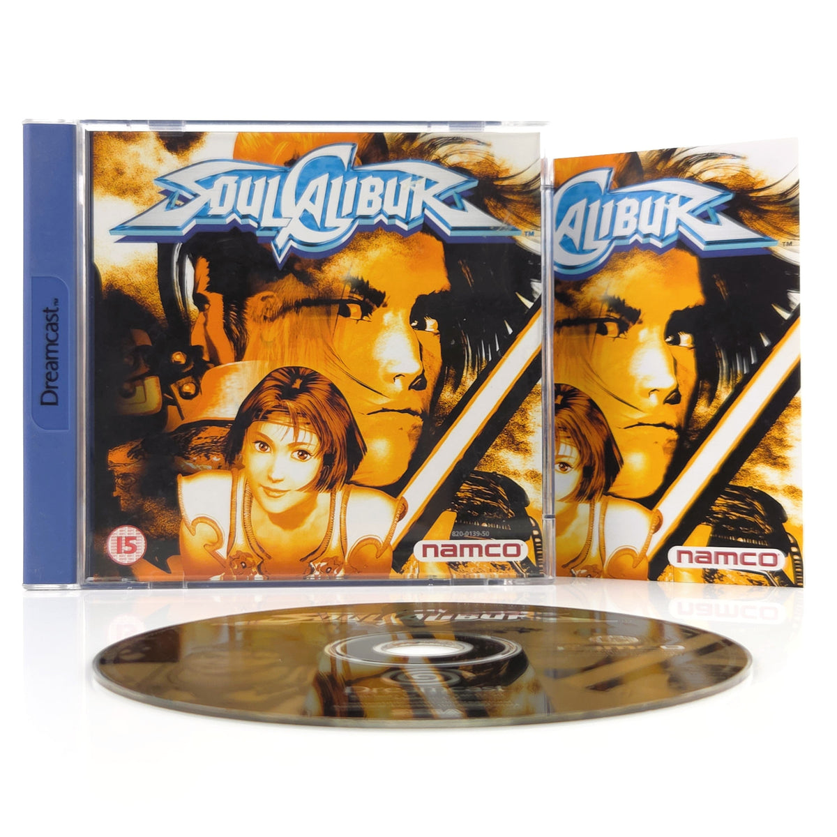 Sega Dreamcast Spiel Soulcalibur PAL DC OVP CIB Namco