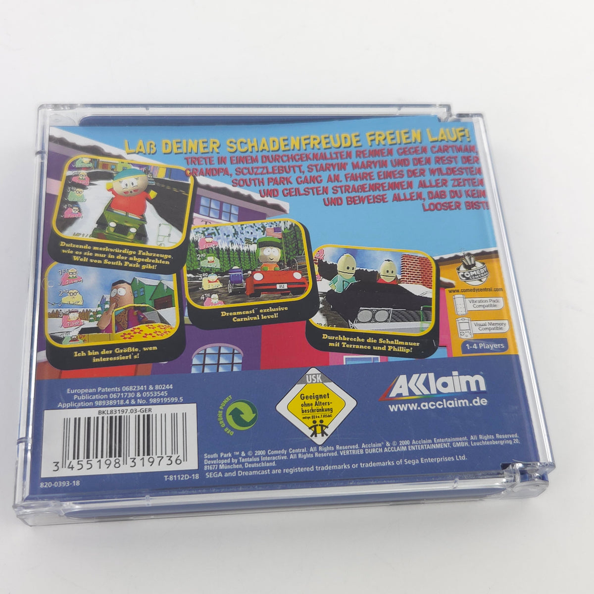 Sega Dreamcast Spiel South Park Rally DC OVP PAL DE CIB