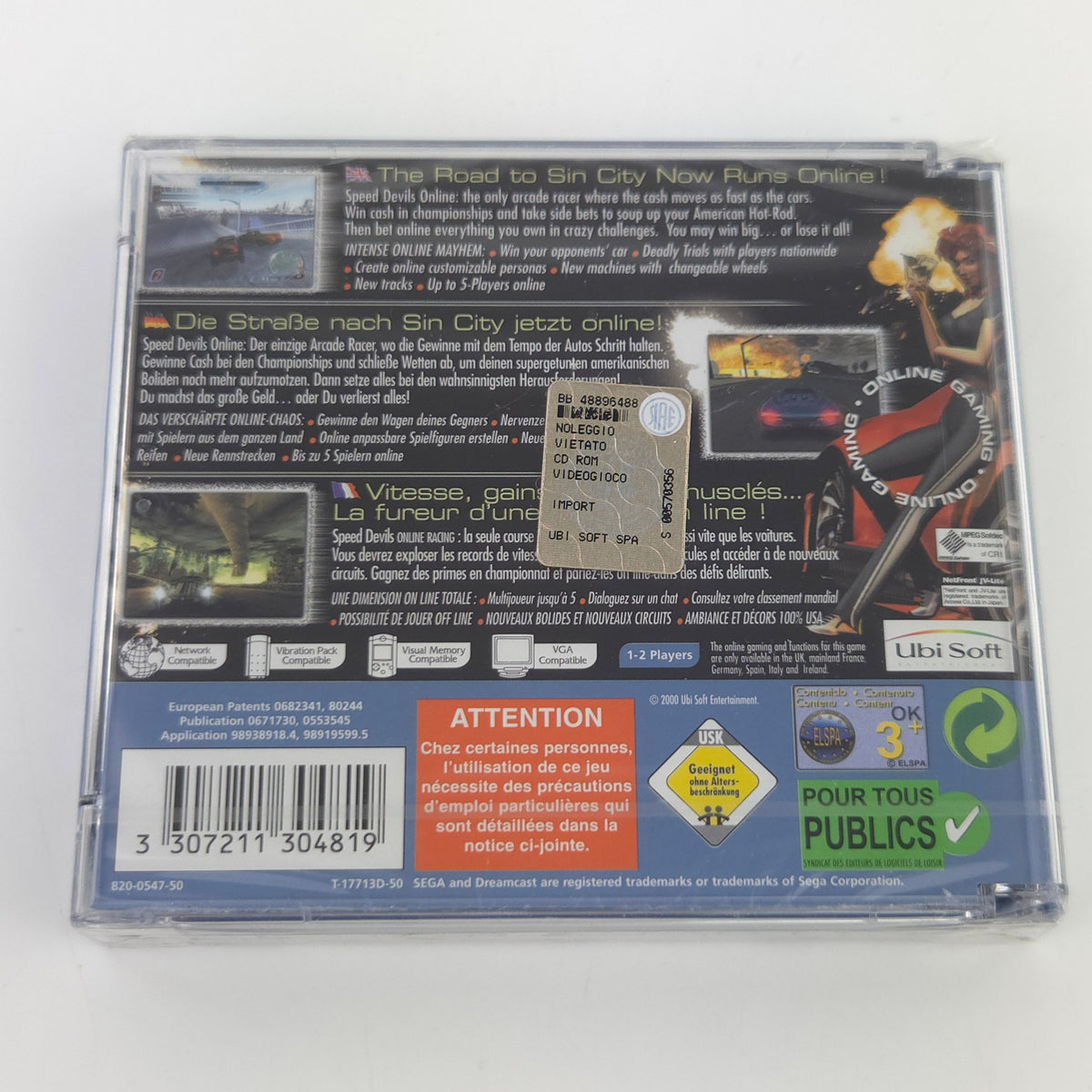 Sega Dreamcast Spiel Speed Devils Online Racing NEU OVP