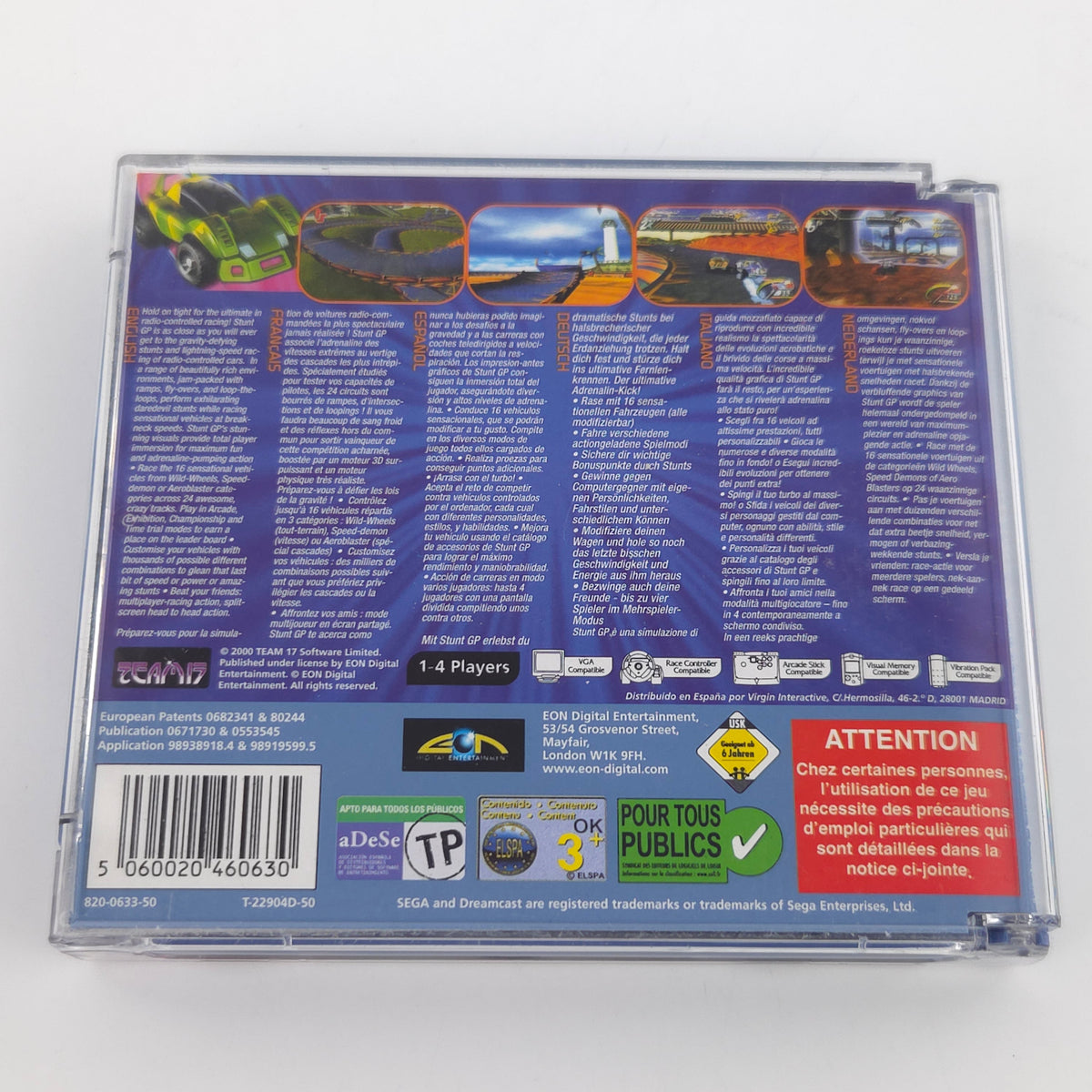 Sega Dreamcast Spiel Stunt GP DC OVP PAL Team 17 CIB