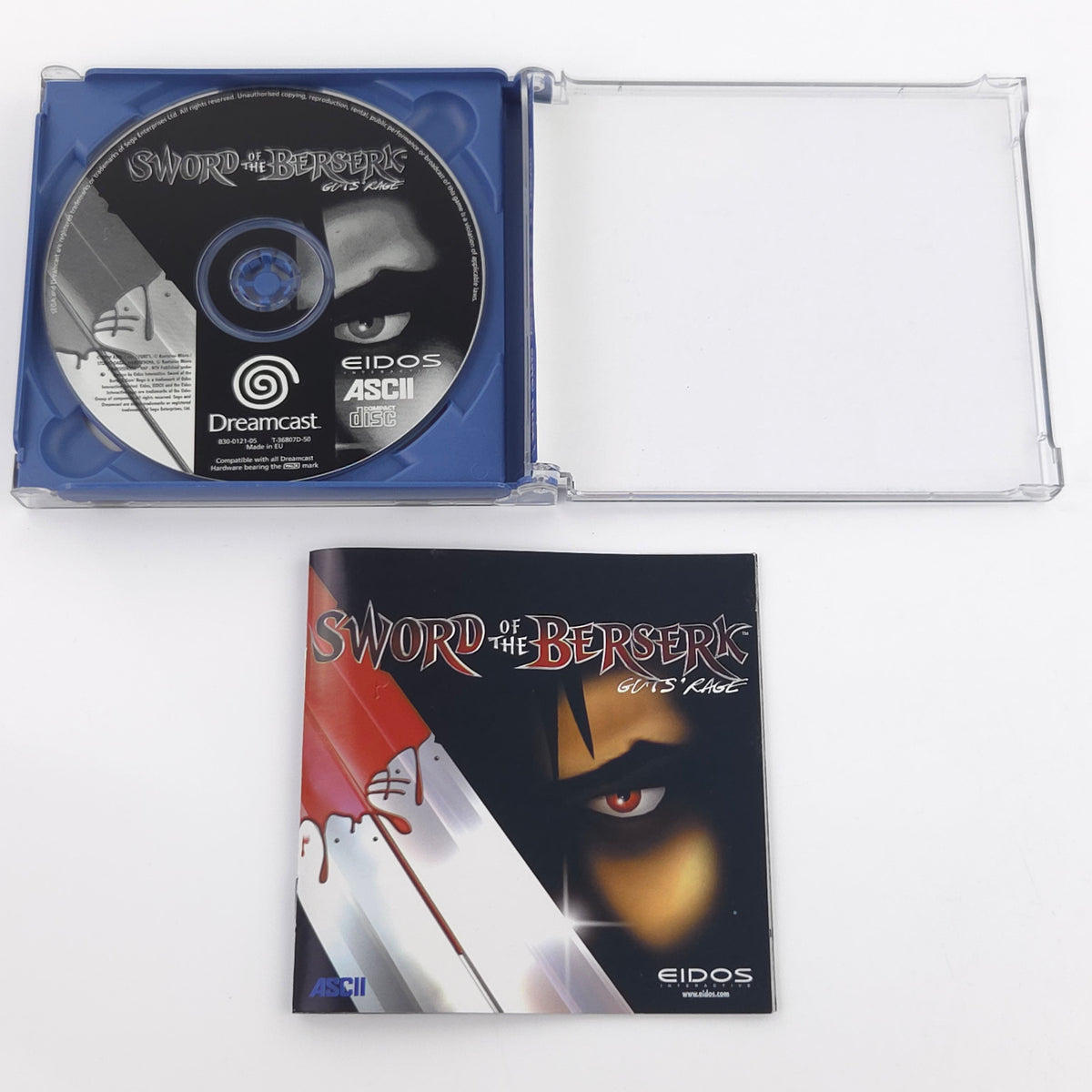 Dreamcast Spiel Sword of the Berserk Guts Rage PAL OVP