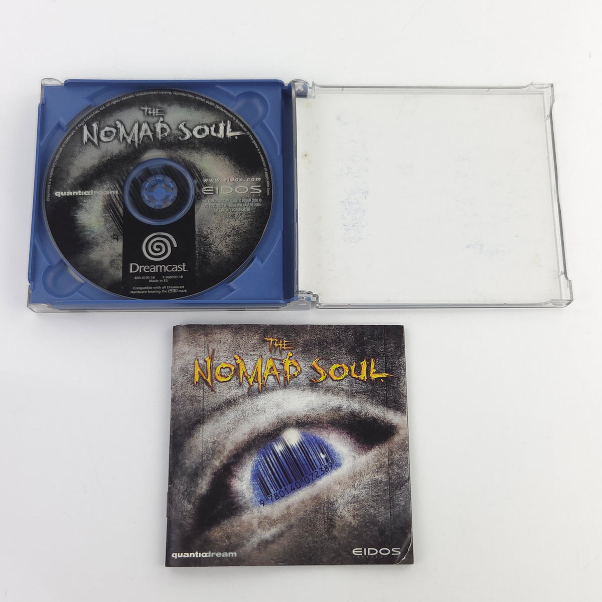 Sega Dreamcast Spiel The Nomad Soul DC OVP CIB PAL DE