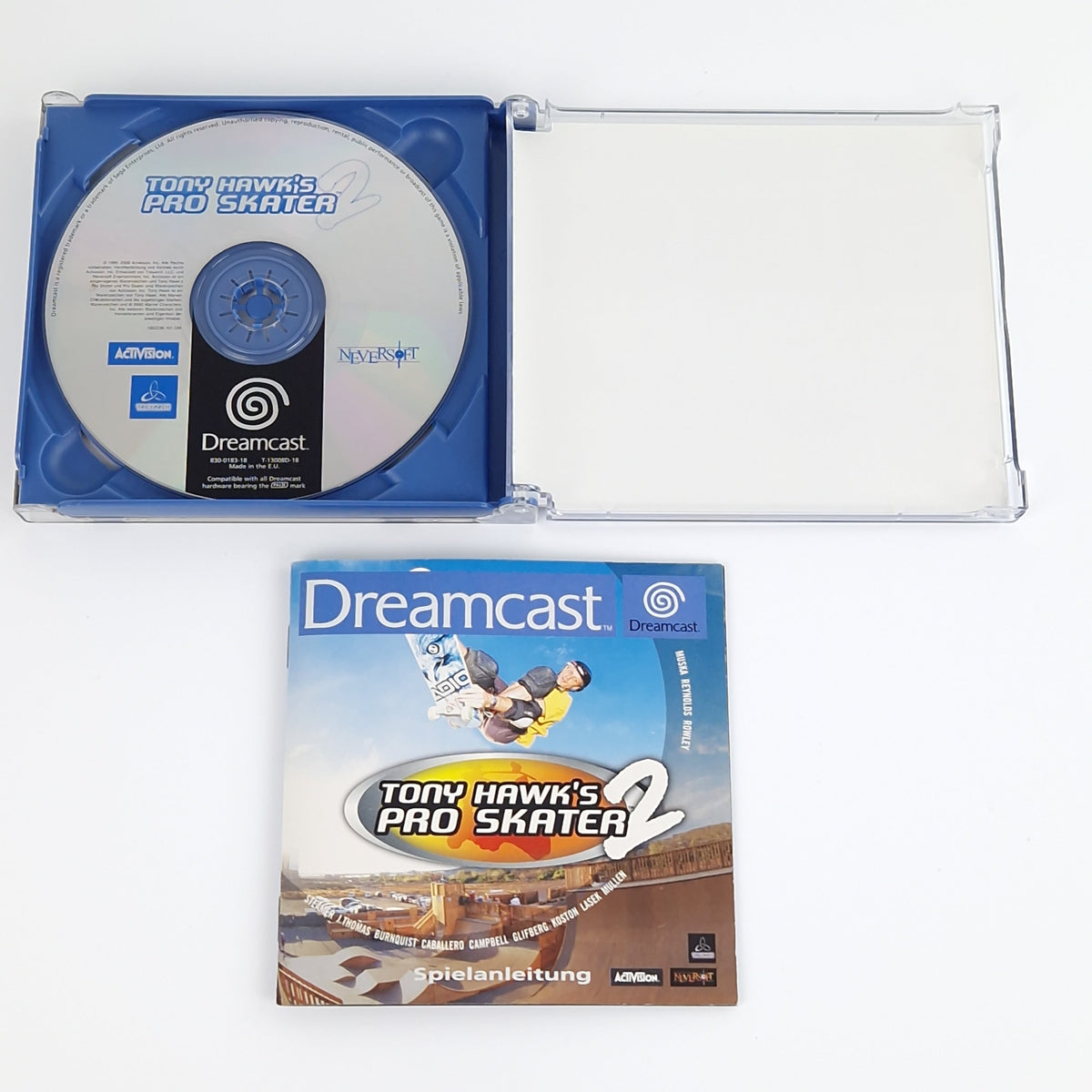 Sega Dreamcast Spiel – Tony Hawks Pro Skater 2 OVP PAL