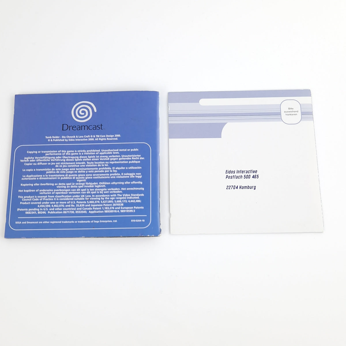 Sega Dreamcast Spiel – Tomb Raider IV und Chronik Bundle