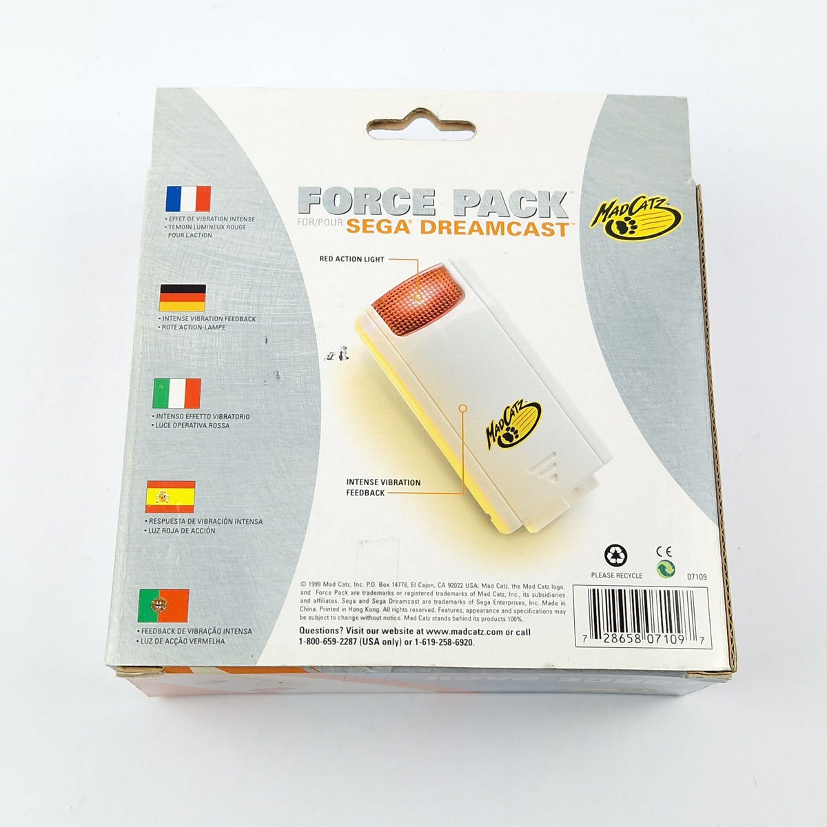 Sega Dreamcast Zubehör – Mad Catz Force Pack Neu OVP