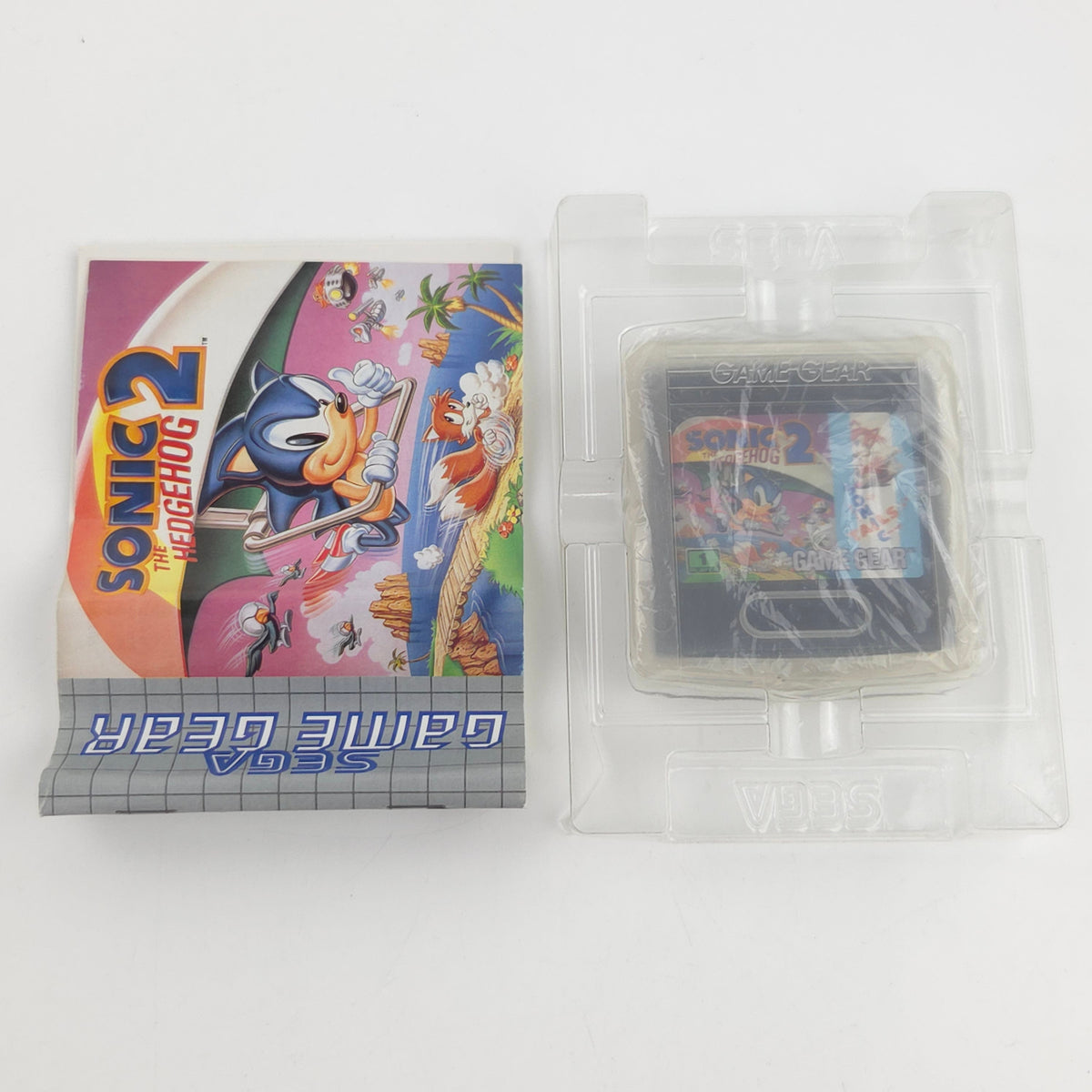 Sega Game Gear Spiel: Sonic The Hedgehog 2 - Modul Anleitung OVP (PAL EUR 1992)