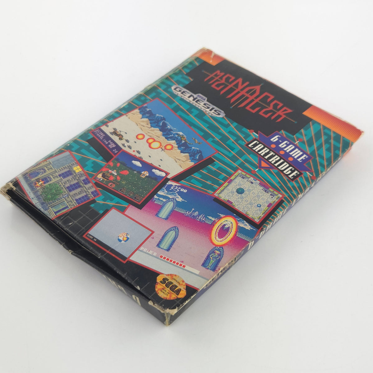 Sega Mega Drive Spiel Menacer 6 Game Cartridge MD OVP