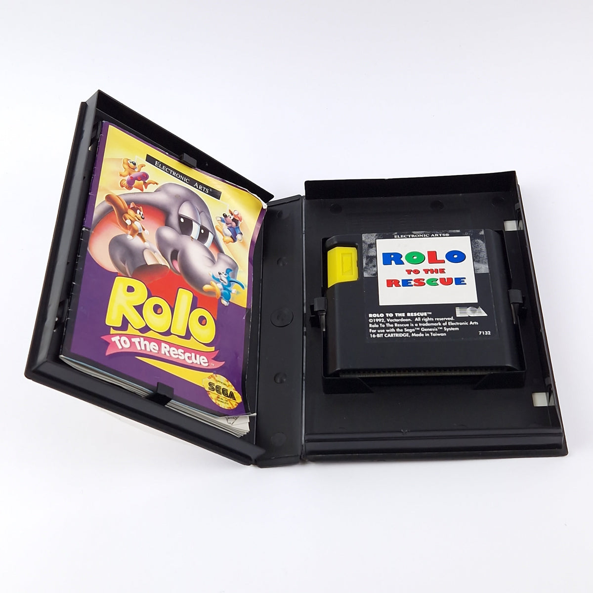 Sega Genesis Spiel – Rolo to the Rescue OVP Anleitung USA