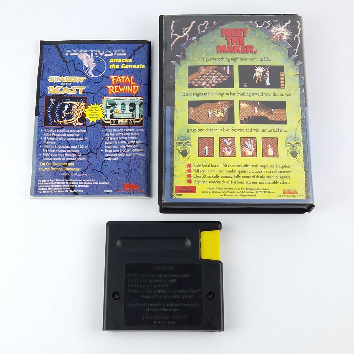 Sega Genesis Spiel – Will Harvey Presents The Immortal OVP USA