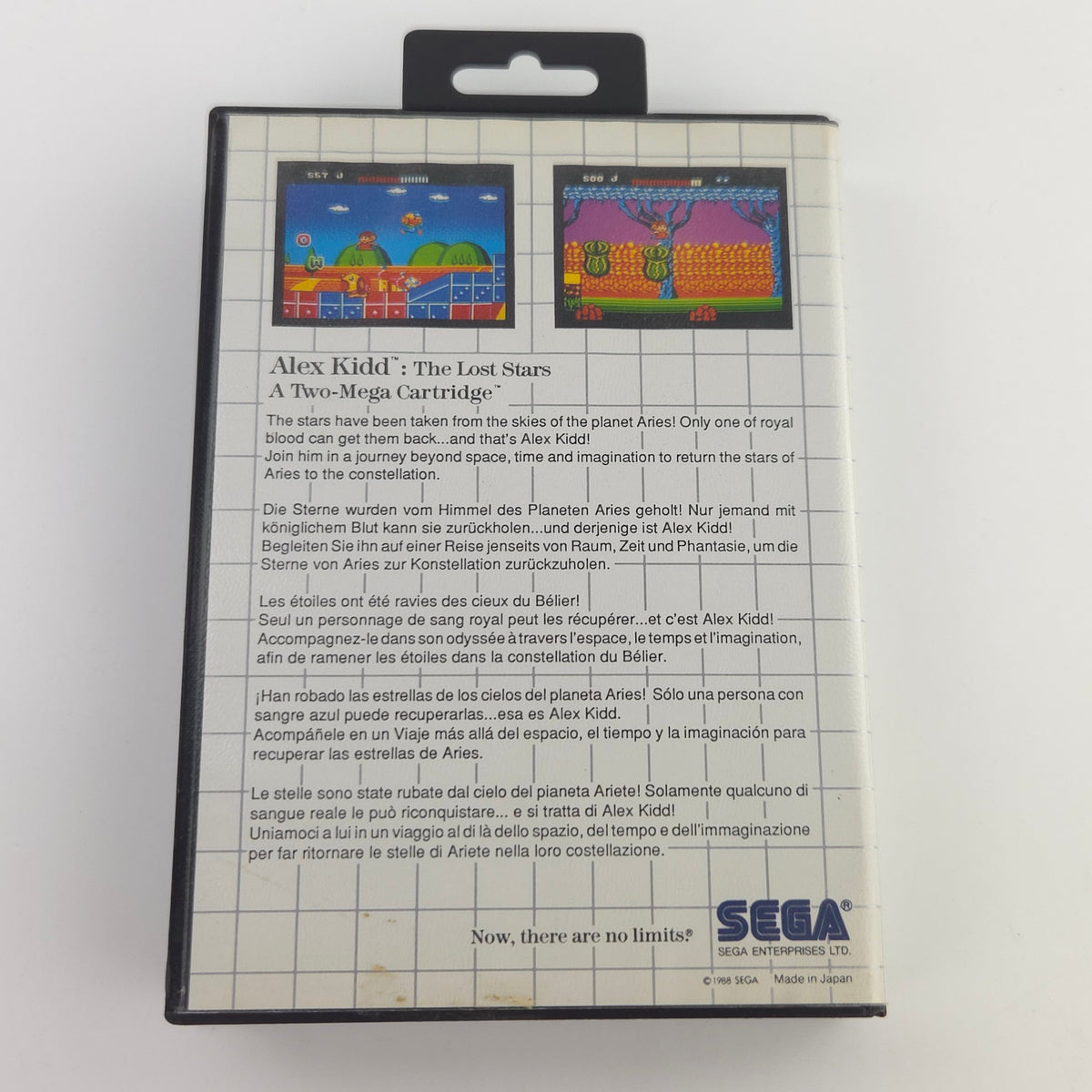 Sega Master System Spiel Alex Kidd Lost Stars OVP PAL