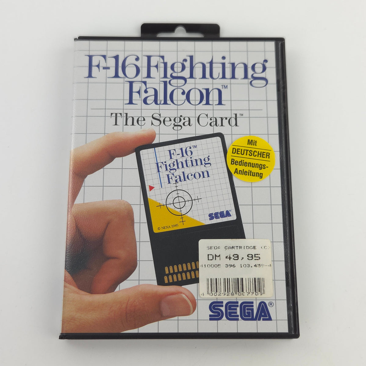 Master System Spiel F-16 Fighting Falcon Card OVP PAL