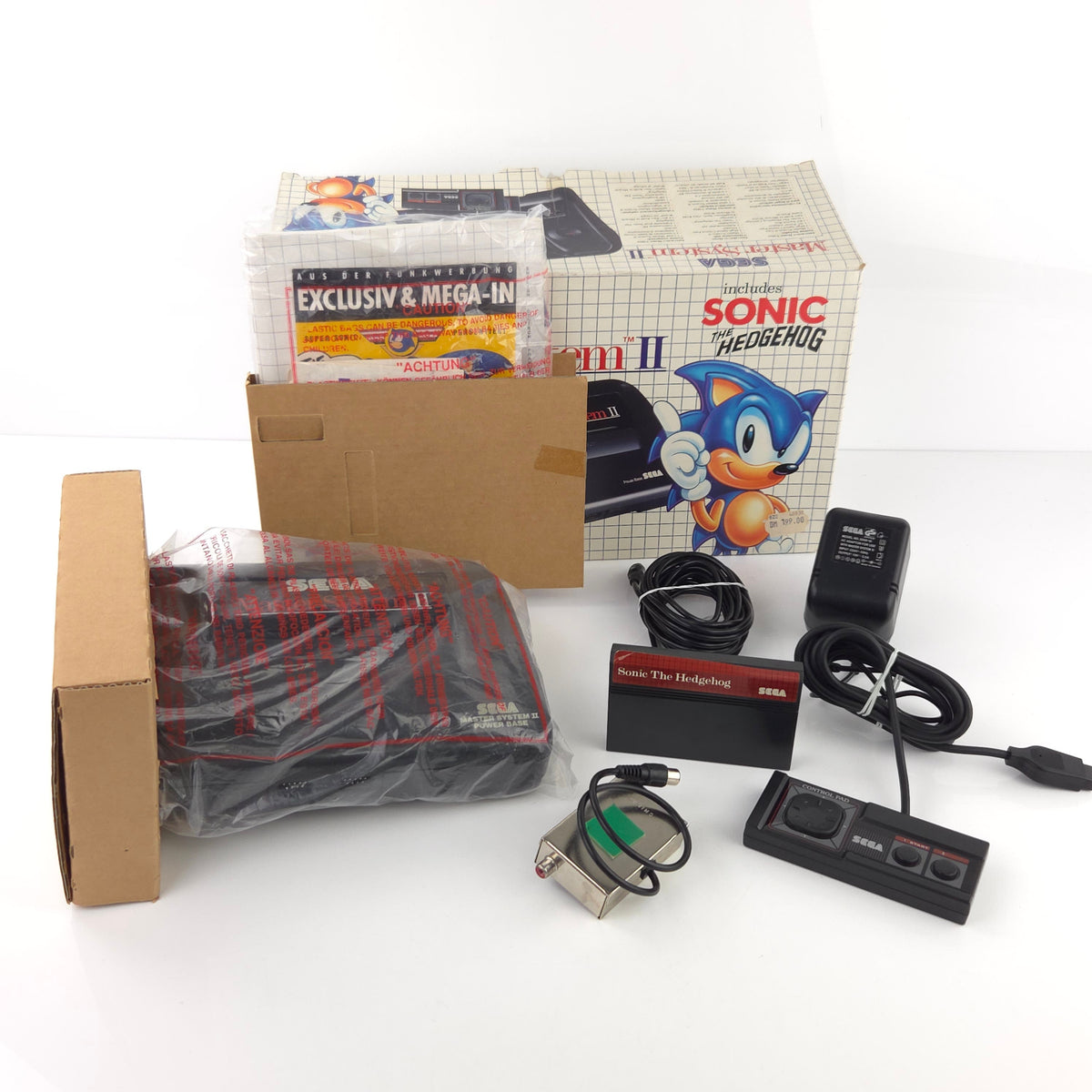 Sega Master System II Konsole Sonic OVP PAL