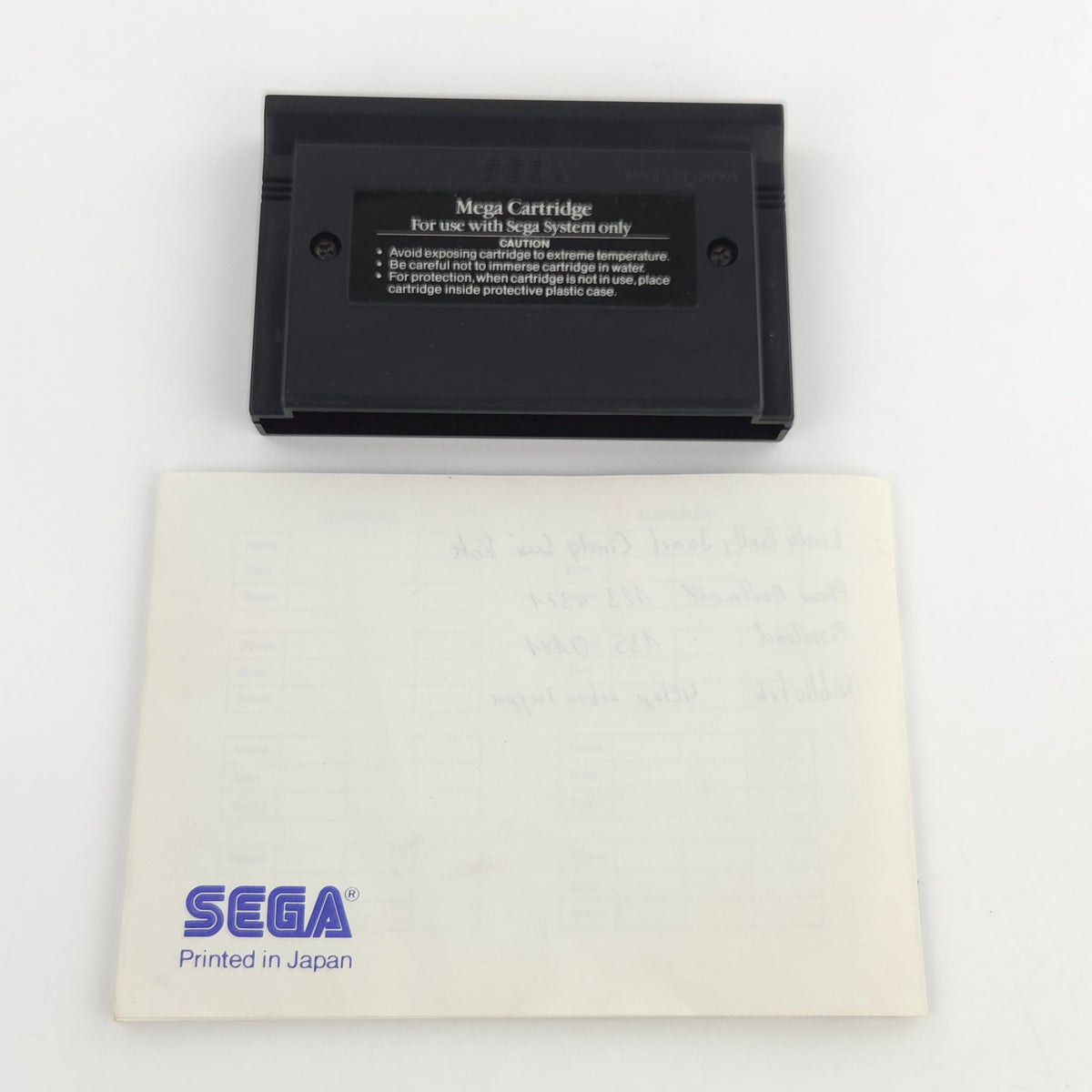 Sega Master System Spiel Alex Kidd High Tech World OVP