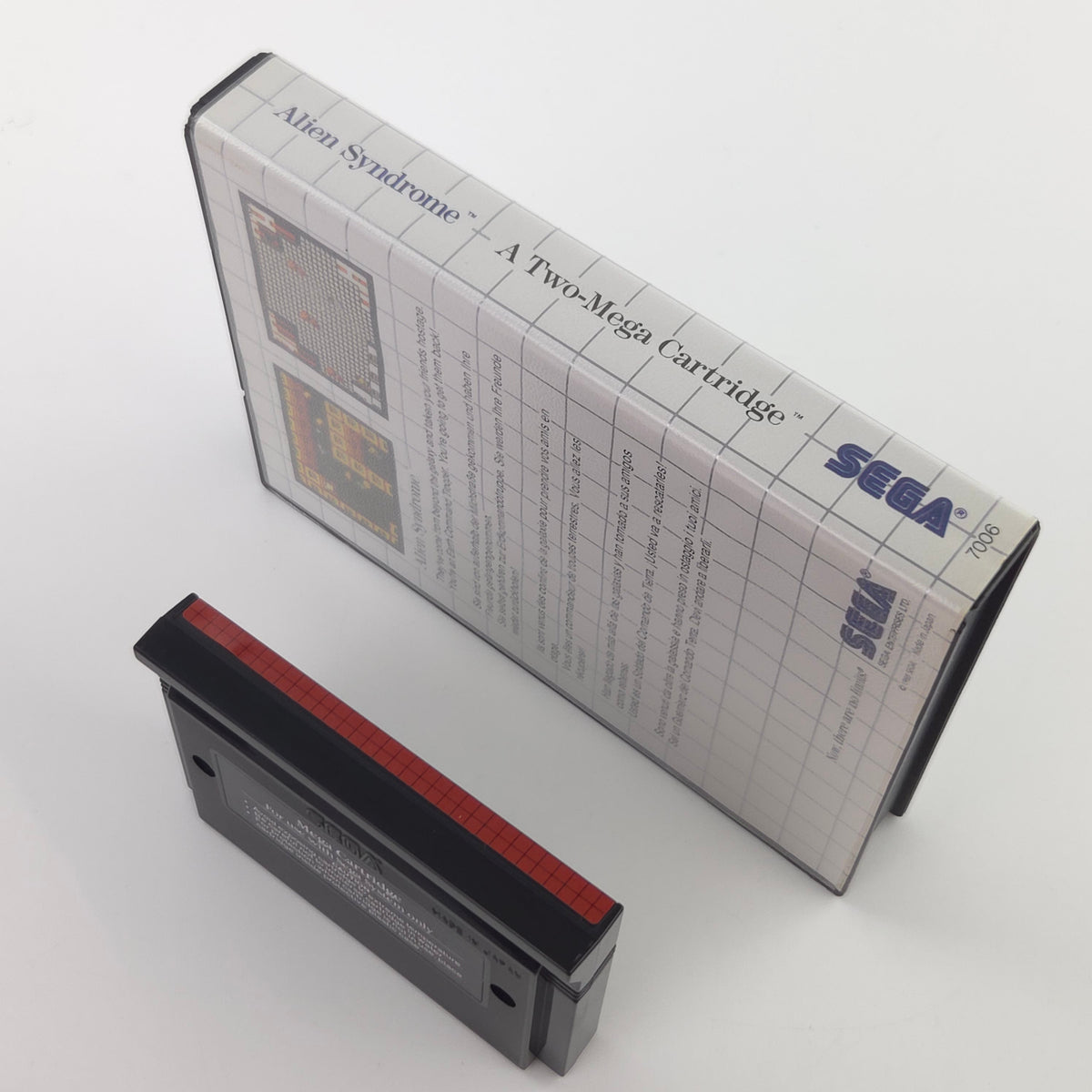 Sega Master System Spiel Alien Syndrome MS Modul OVP PAL