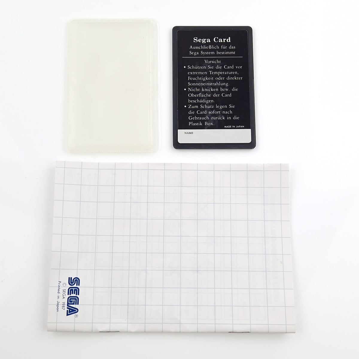 Sega Master System Spiel – Bank Panic Die Sega Card OVP