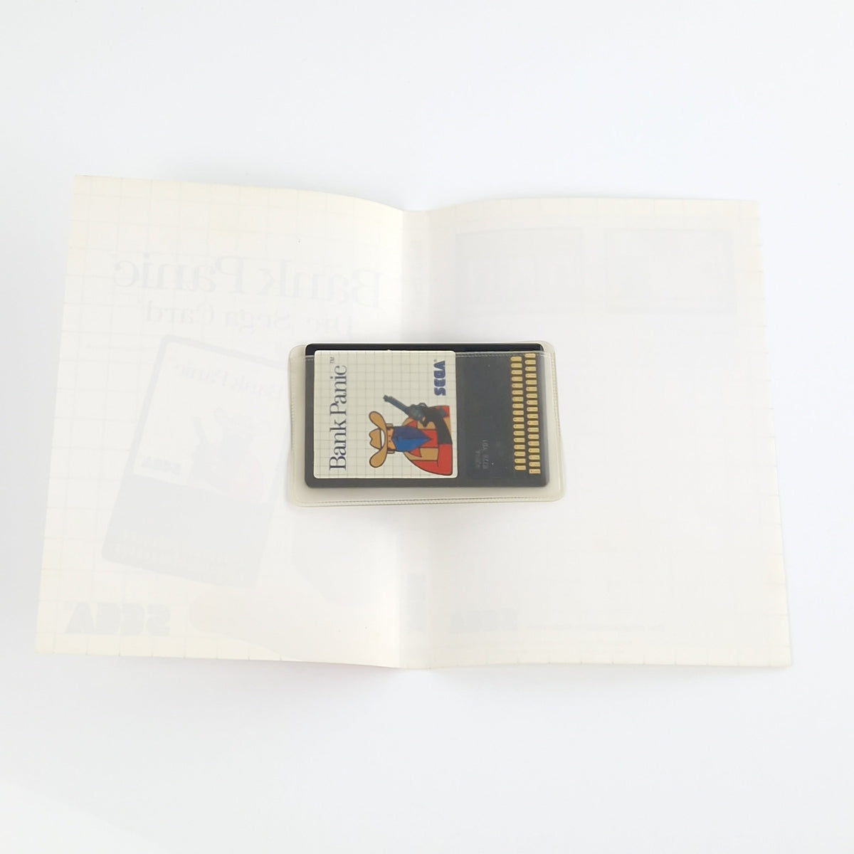 Sega Master System Spiel – Bank Panic Die Sega Card PAL OVP