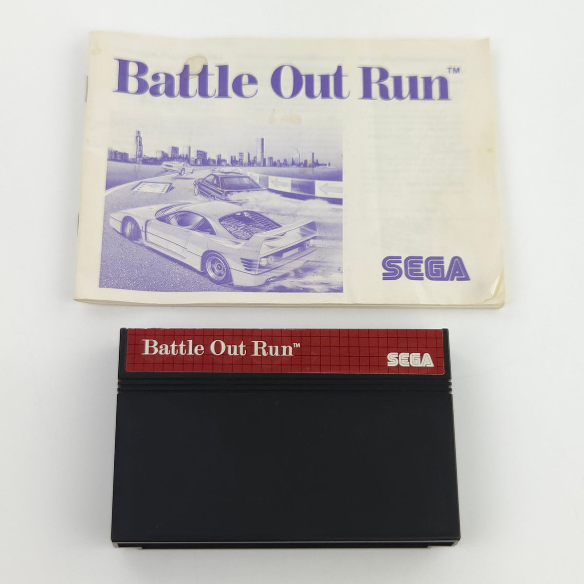 Sega Master System Spiel Battle Out Run OVP PAL