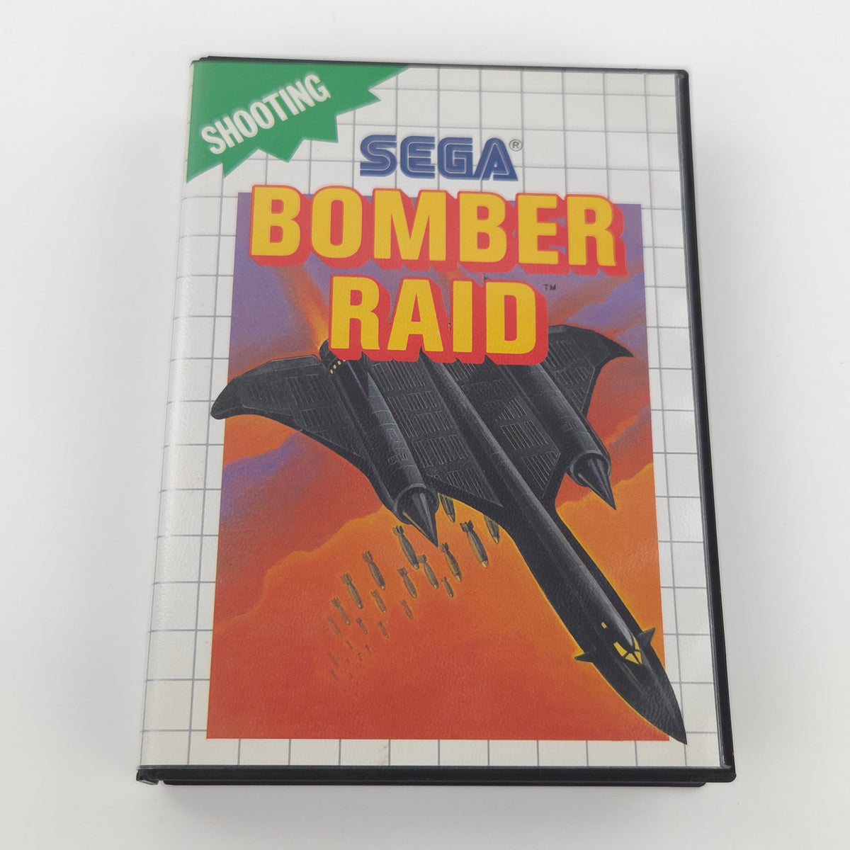 Sega Master System Spiel Bomber Raid MS OVP PAL 1988
