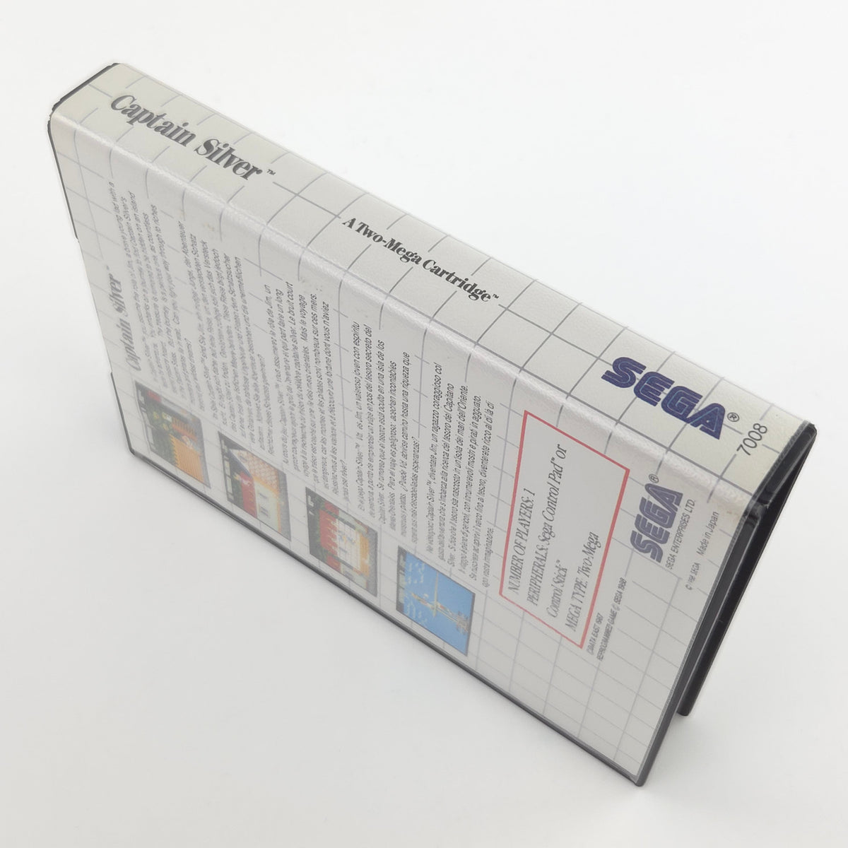 Sega Master System Spiel Captain Silver Modul OVP PAL