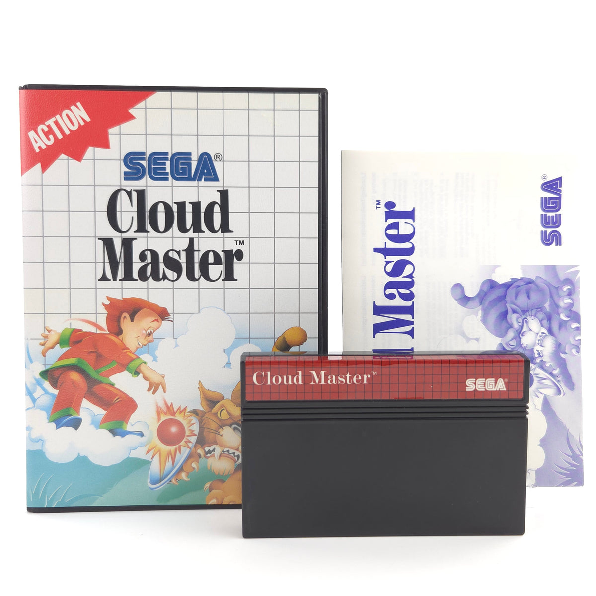 Sega Master System Spiel Cloud Master MS OVP PAL 1989