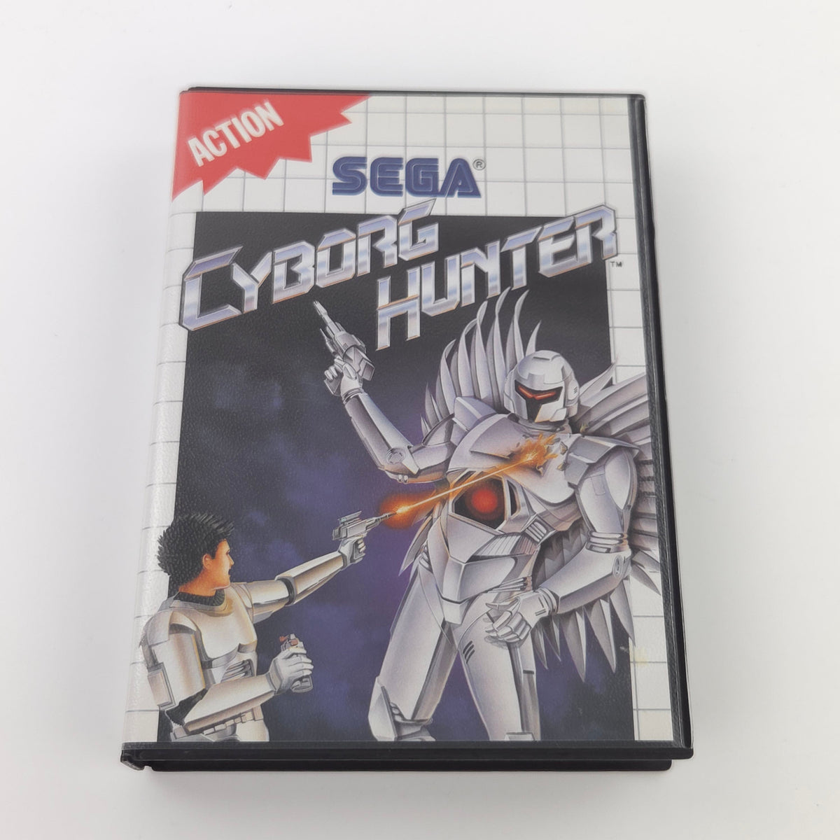 Sega Master System Spiel Cyborg Hunter MS Modul OVP PAL