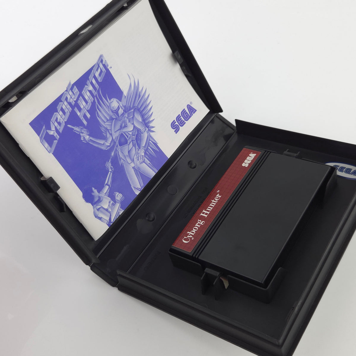 Sega Master System Spiel Cyborg Hunter MS Modul OVP PAL